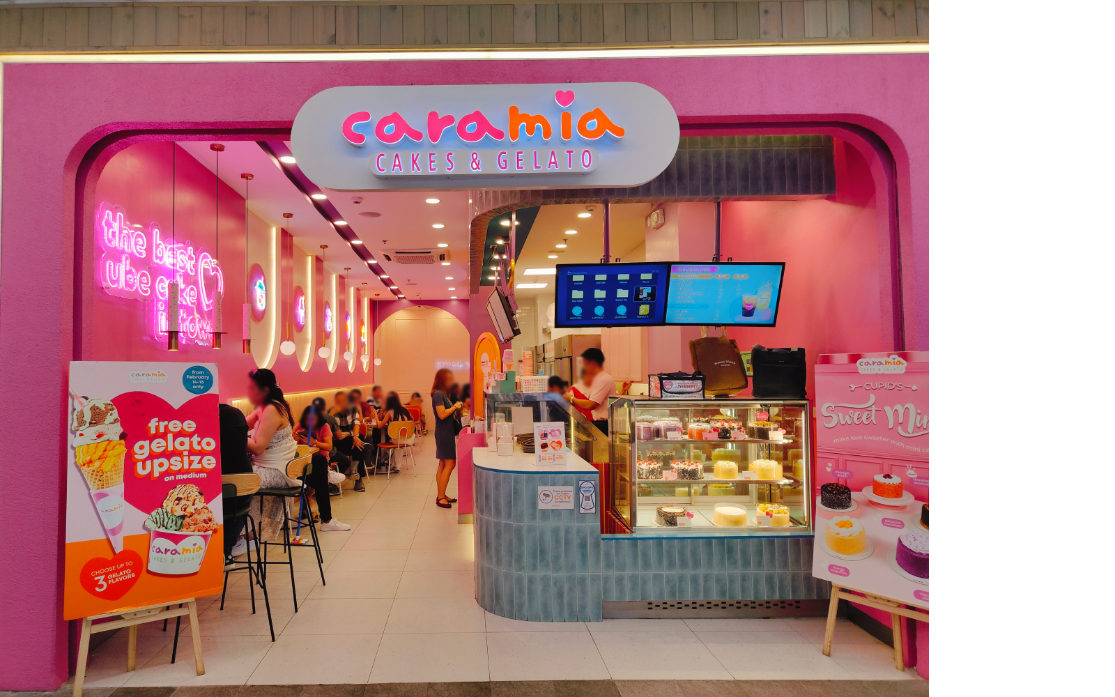 CARAMIA in SM City North EDSA
